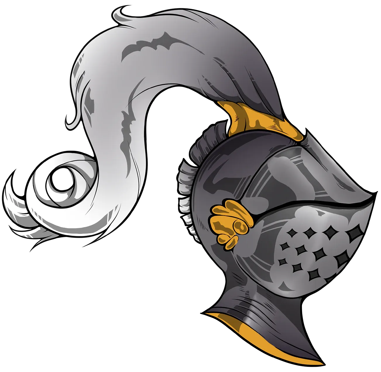 Illustrated Lancing knight